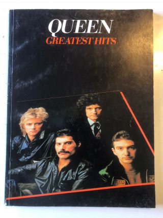 Queen Greatest Hits Songbook Piano/vocal/chords Sheet Music 1982 Rare