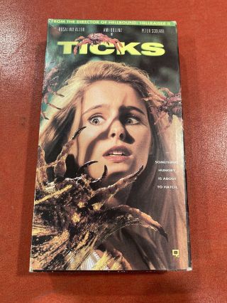 Ticks (vhs,  1993) Rare Horror Oop Cult Gore Movie Hellraiser Hard To Find