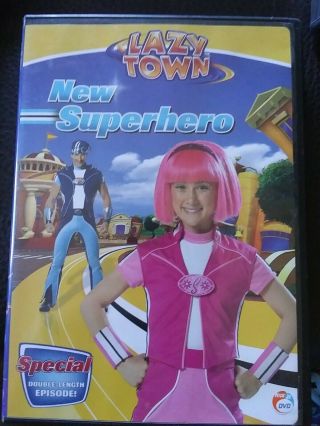 Lazy Town - Superhero (dvd,  2005) Rare Kids Nick Jr.  Tv Show Family Kids