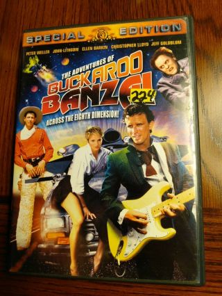 The Adventures Of Buckaroo Banzai Dvd Rare Oop Special Edition 1984