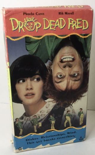 Drop Dead Fred Vhs 1991 Rare Oop Phoebe Cates Cult Classic