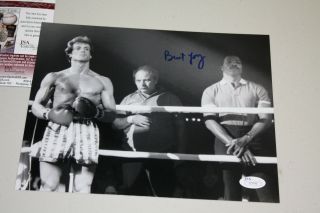 Burt Young Signed 8x10 Photo Rocky Movie Jsa Stallone,  Apollo Rare