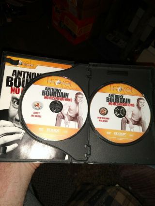 Anthony Bourdain: No Reservations 2007 4 DVD Set Rare OOP.  Missing disc 4. 3