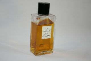 Rare Vintage Chanel No 5 Perfume Eau de Cologne 2 Oz Splash Fragrance 80 Full. 2