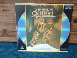 Warrior Queen Laserdisc 1987 Sybil Danning Very Rare