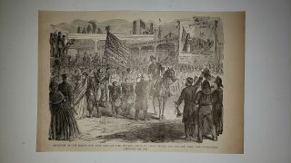 Second 2nd York Fire Zouaves Chief Decker 1884 Civil War Sketch Print Rare