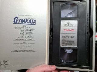 Rare GYMKATA VHS Big Box MGM UA 1985 Collectible Kurt Thomas Cult OOP 3