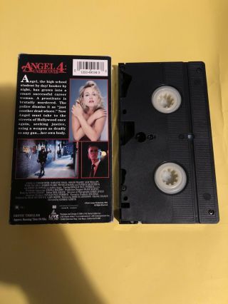 Angel 4 Undercover VHS Horror 1994 Erotic.  Rare/OOP 2