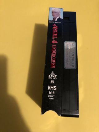 Angel 4 Undercover VHS Horror 1994 Erotic.  Rare/OOP 3