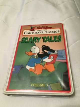Scary Tales Walt Disney Home Video Cartoon Classics Volume 3 Beta Rare