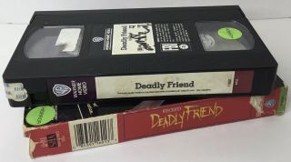 Deadly Friend VHS 1987 Rare Wes Craven Kristy Swanson 80’s Horror 3
