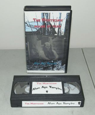 Rare Vtg Horror Vhs Movie " The Mortician House Of Fear " /from Atom Age Vampire