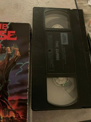 The Curse Lucio Fulci Rare Horror Lovecraft Color Out of Space VHS 2