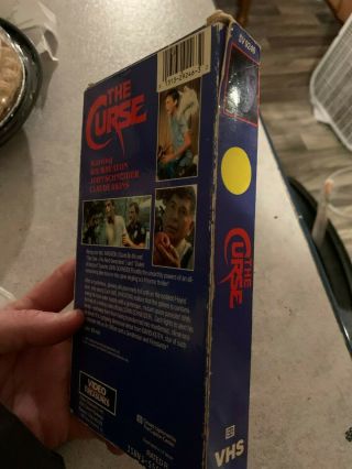 The Curse Lucio Fulci Rare Horror Lovecraft Color Out of Space VHS 3
