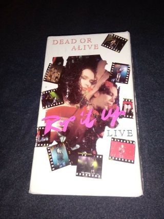 Dead Or Alive Rip It Up Vhs Rare Concert 80 