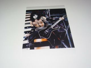 Kiss 8x12 Photo Paul Stanley Posed Rare Love Gun Alive 2 Tour 1977 1978 8