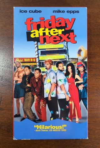 Friday After Next (vhs,  2002) Rare - Ice Cube,  Mike Epps,  John Witherspoon