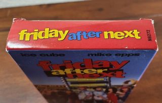 Friday After Next (VHS,  2002) Rare - Ice Cube,  Mike Epps,  John Witherspoon 3