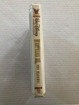 walt disney home video Westward Ho the Wagons vhs very rare old clam shell case 3