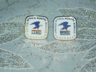 Rare United States Postal Services Us Mail Cuff Links Us Post Office