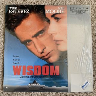 Wisdom Laserdisc - Emilio Estevez & Demi Moore - Very Rare