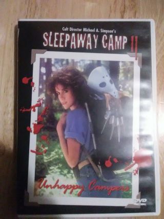 Sleepaway Camp 2 - Unhappy Campers Rare 80s Horror Slasher Dvd 1988