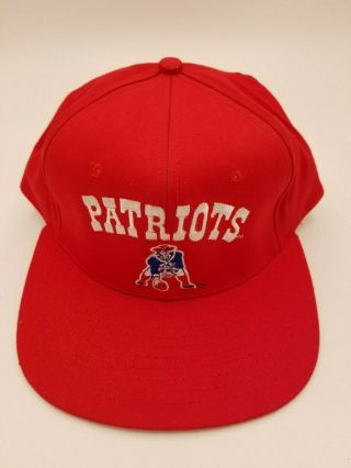 Vintage England Patriots Ajd Snapback Hat Deadstock 80 