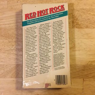 Red Hot Rock Rare Vestron Adult Music Videos Vhs 3