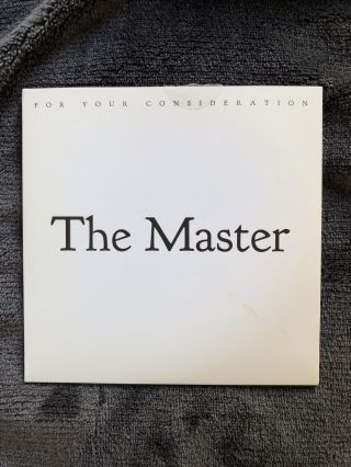 The Master Fyc Dvd Paul Thomas Anderson - Joaquin Phenix - Phillip Hoffman Rare