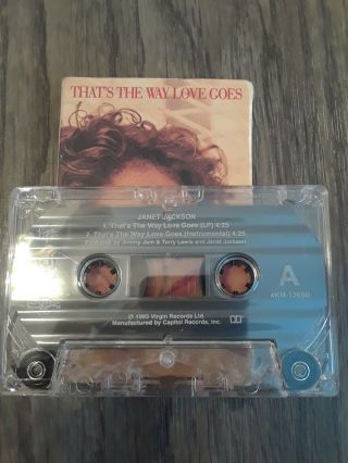 Vintage Rare Cassette Tape,  Janet Jackson That 