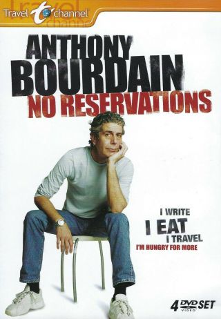 Anthony Bourdain: No Reservations (4 Dvd Set) Rare Oop