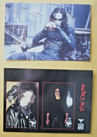 The Crow Movie Brandon Lee Promotional Items Official Crow Merchandise 1994 Rare