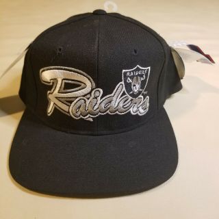 Rare Vintage Starter Oakland Raiders Snapback Hat Cap 90s Los Angeles Vegas