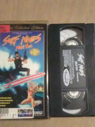 Surf Nazis Must Die Uncut Troma Special Edition Rare Horror Oop Vhs