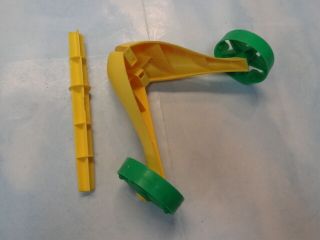 Rare Mattel 1969 Tippee Toes Replacement Parts For Horse - Wheels & Handle Bar