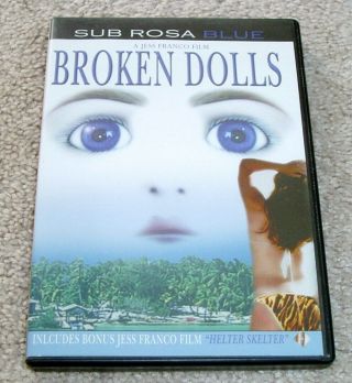 Broken Dolls Dvd Cult Classic Jess Franco Rare Oop