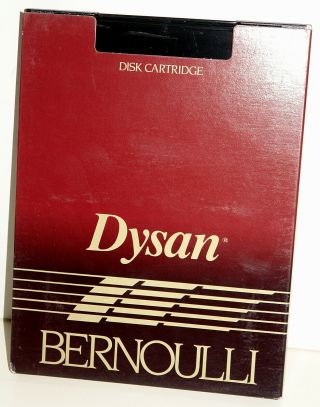 Good Dysan Bernoulli 10 Mb 8 " Flexible Cartridge Disk - - Rare