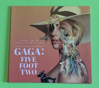 Gaga: Five Foot Two (2018) Fyc Dvd Rare Documentary Screener Lady Gaga