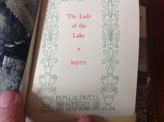 Antique Walter Scott ' s Lady Of The Lake Rare 1830 Edition 2