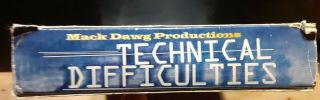 Mack Dawg Technical Difficulties Snowboarding Video RARE FILM Movie VHS 3