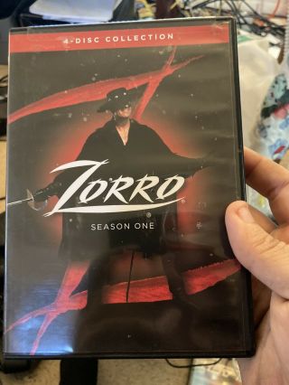 Zorro: Season 1 (4 - Dvd Set) - Duncan Regehr,  James Victor Very Rare Oop