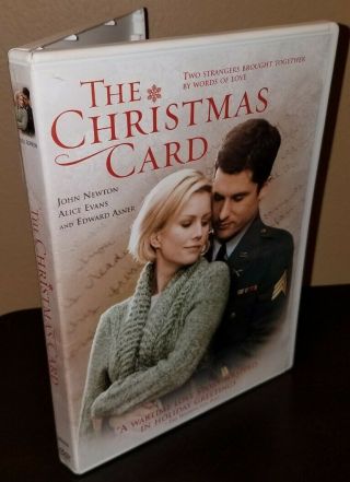 The Christmas Card Dvd,  2007,  Hallmark,  Rare,  Oop