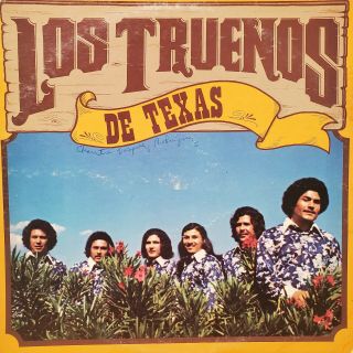 “tejano Tex - Mex  Los Truenos De Texas  Maria Hristina  Rare Lp "