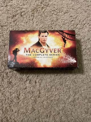 Macgyver The Complete Series Dvd Box Set Rare Deluxe Box Set 39 Disc