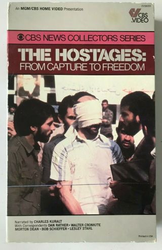 Hostages: From Capture To Freedom Rare Oop 1981 Vhs Cbs News Series Iran Crisis