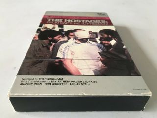 Hostages: From Capture to Freedom RARE OOP 1981 VHS CBS News Series Iran Crisis 2