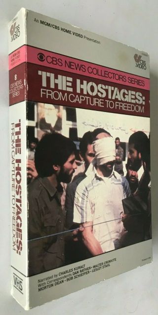 Hostages: From Capture to Freedom RARE OOP 1981 VHS CBS News Series Iran Crisis 3