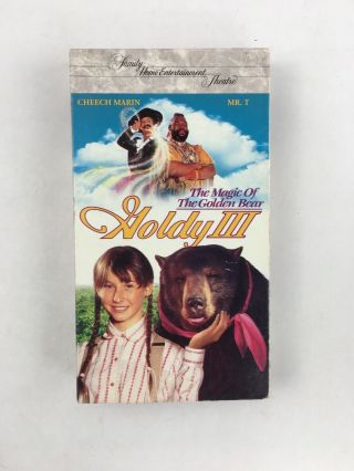 Goldy Iii The Magic Of The Golden Bear Vhs 1994 Oop Htf Rare