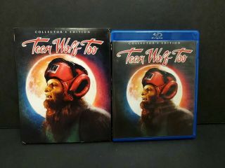 Teen Wolf Too (blu - Ray,  Collectors Edition) W/ Oop Rare Slipcover Scream Factory