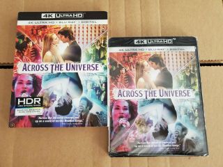 Across The Universe: W/rare Oop Slipcover (4k Ultra Hd & Blu - Ray) No Code